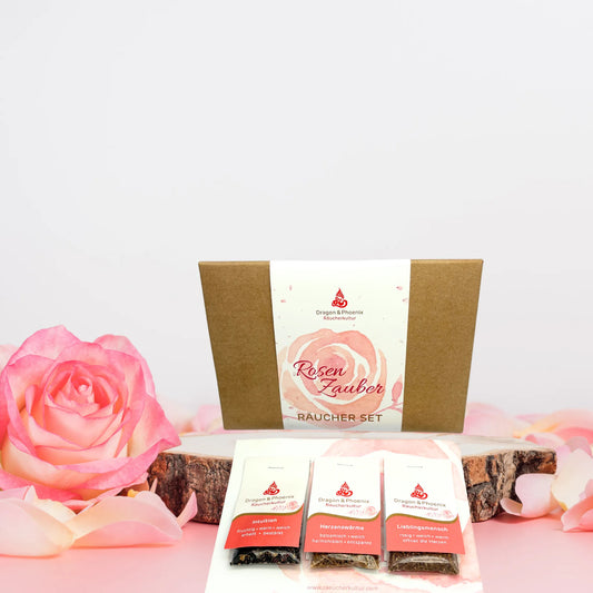Räucher-Geschenk-Set Rosenzauber