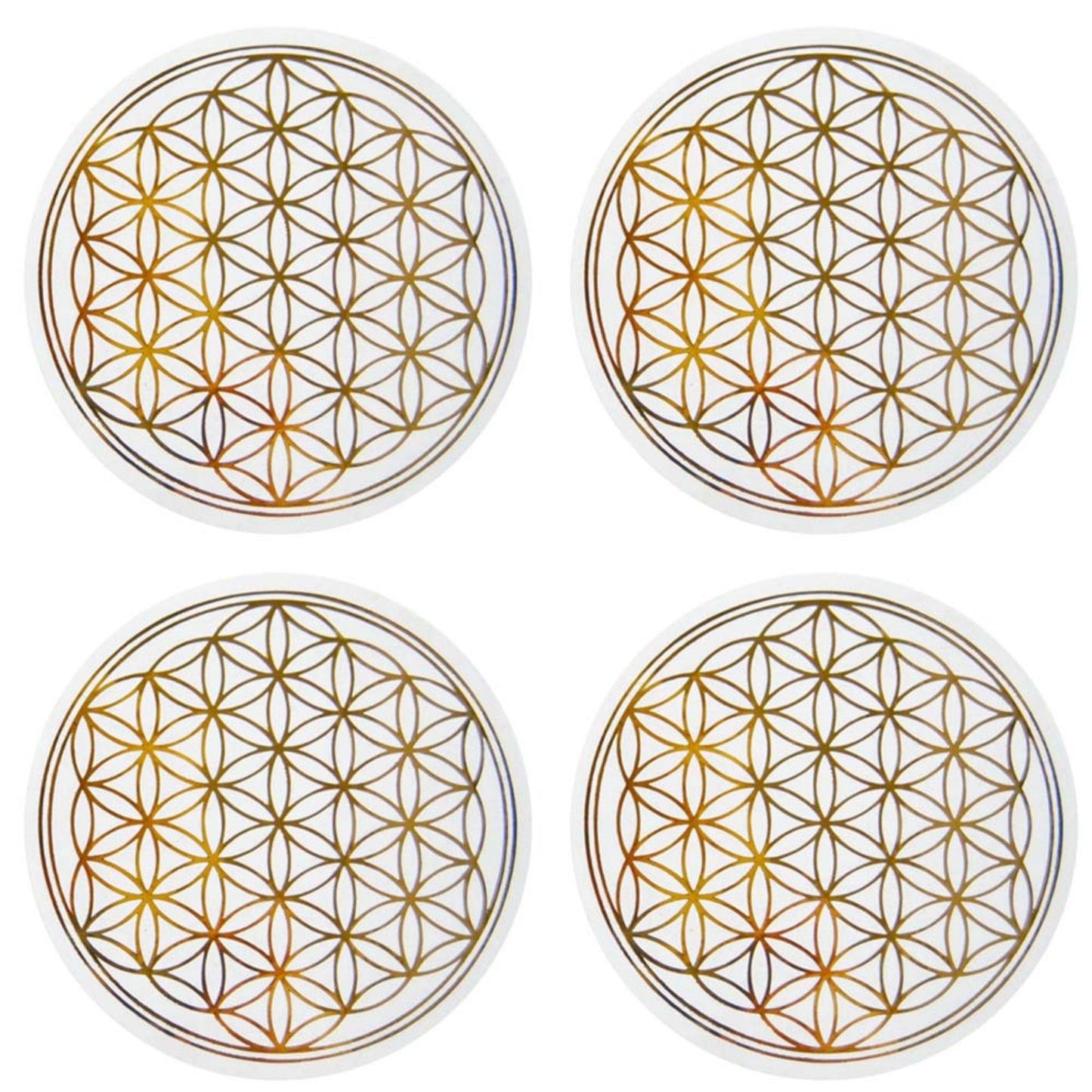Sticker Flower of Life, 3 cm, 4 St.