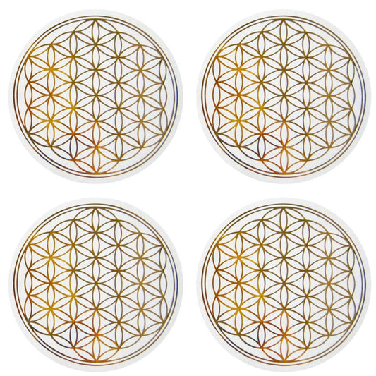 Sticker Flower of Life, 3 cm, 4 St.