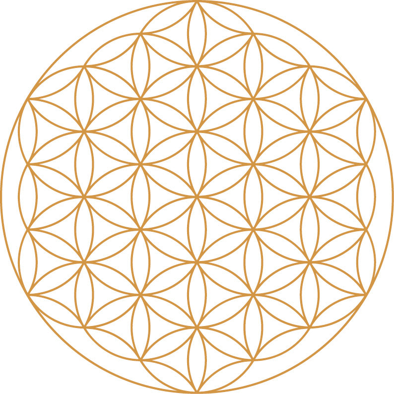 Karaffe Golden Alladin - Blume des Lebens (1,3l)