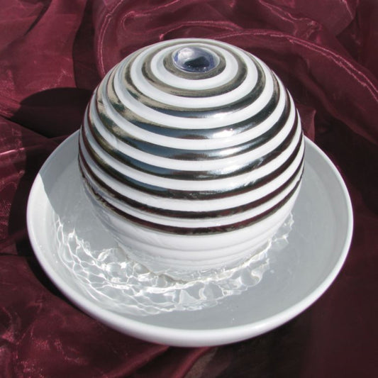 Brunnen White Joy, weiß/silber