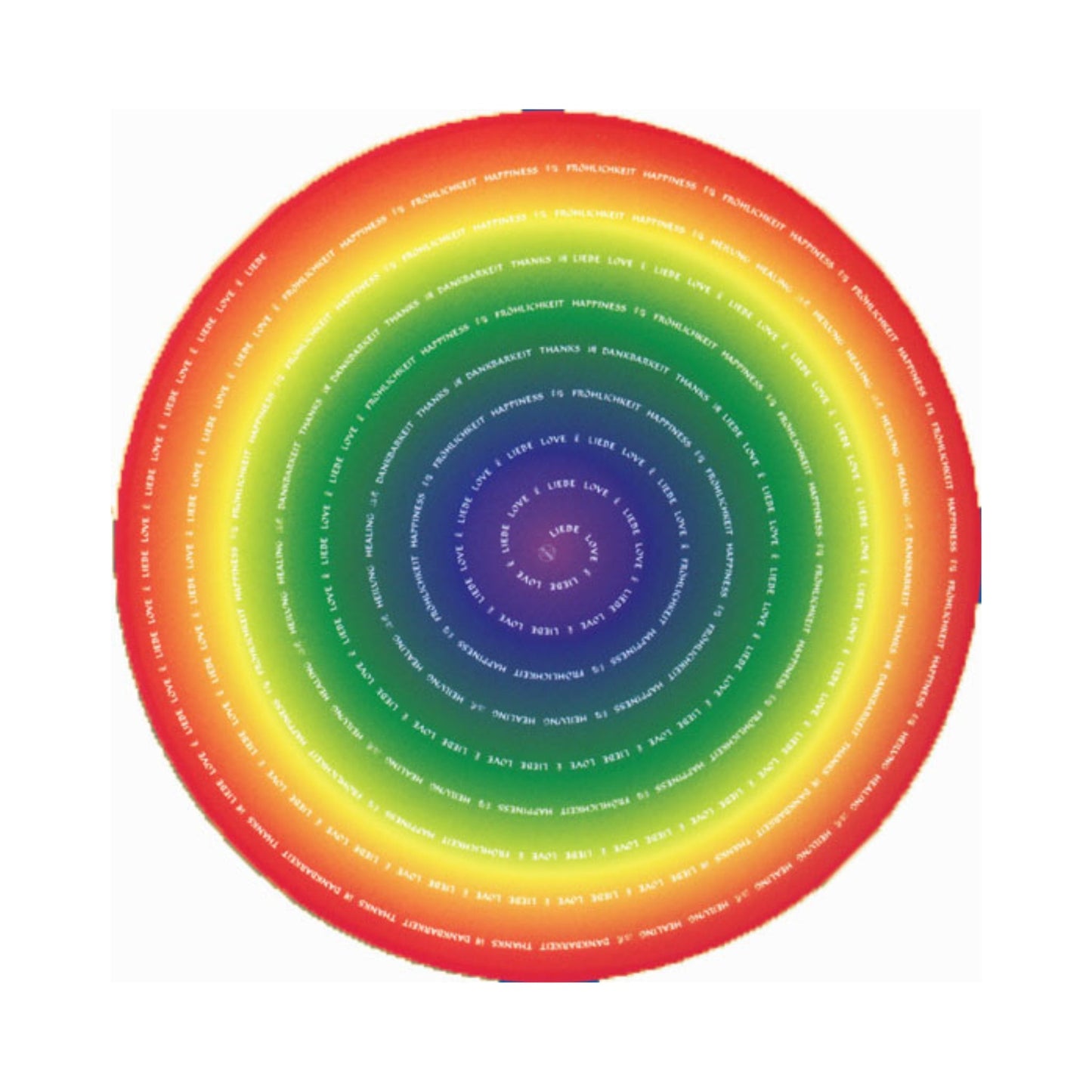 Energy Spiral - Untersetzer (laminiert) - 11 cm