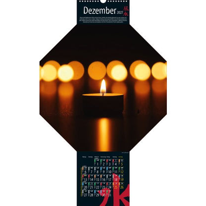 Wand-Kalender Feng Shui 2027