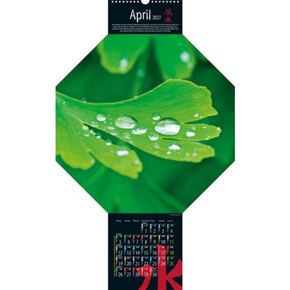 Wand-Kalender Feng Shui 2027