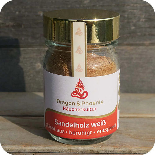 Sandelholzpulver weiß
