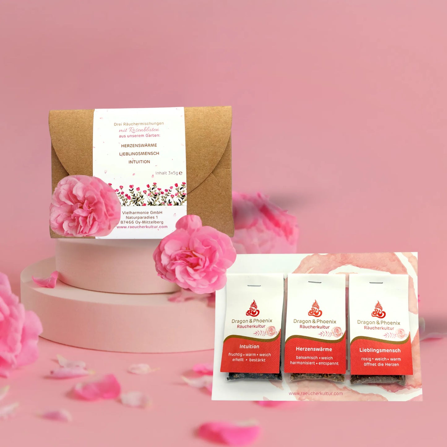 Räucher-Geschenk-Set Rosenzauber