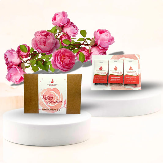 Räucher-Geschenk-Set Rosenzauber