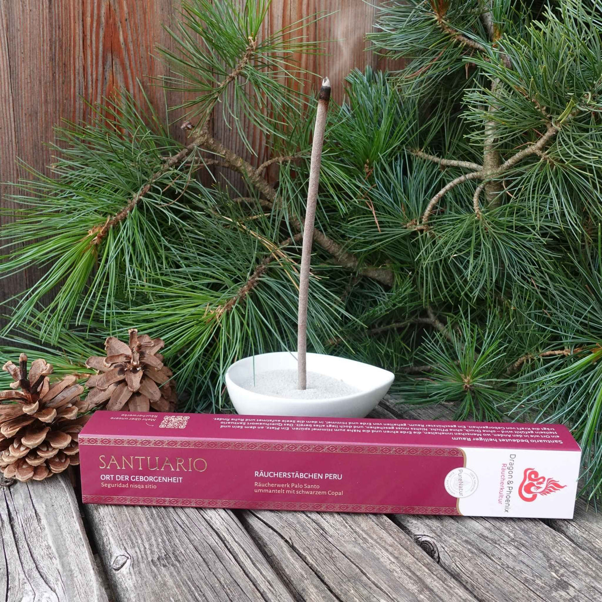 Räucherstäbchen Santuario – Ort der Geborgenheit
