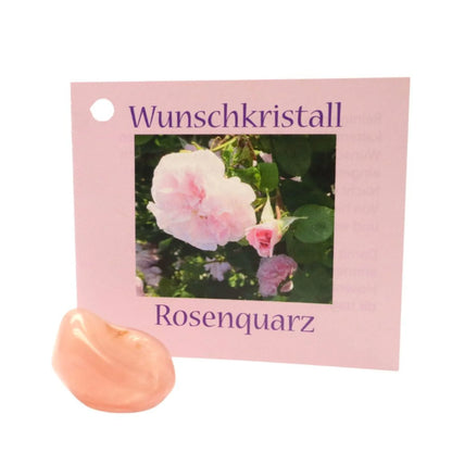Wunschkristall Rosenquarz