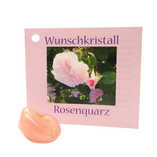 Wunschkristall Rosenquarz