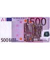 Riesengeldschein 500 